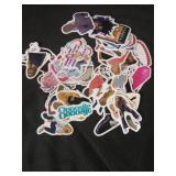 63 Piece Pop Music Artist Sticker Collection