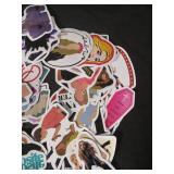 63 Piece Pop Music Artist Sticker Collection