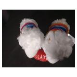 Light Autumn Llama Love Plush Set