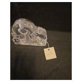 Clear Glass Family Figurine by KLCOOL