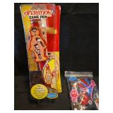 Operation Game Pen with nurse themed stanley cup straw covers.