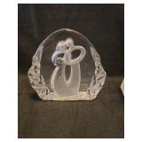 Circle of Love Crystal Wedding Figurine by Kim Lawrence