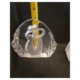 Circle of Love Crystal Wedding Figurine by Kim Lawrence