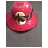 Red Murano Art Glass Hat Ashtray Set