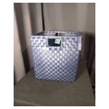 Pillowfort Grey Woven Storage Bin 13 inch Cube