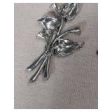 1950s Floral Bouquet Brooch