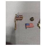 Real Estate Broker Patriotic Pin Set