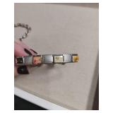 Silver Bracelet Collection with Gemstones and Heart Charm