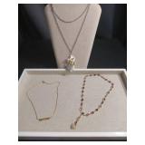 Designer Necklace Collection - Heart Pendants and Name Chain