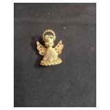 Angel and Heart Brooch Pin Set