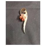 Angel and Heart Brooch Pin Set