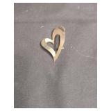 Angel and Heart Brooch Pin Set