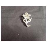 Collection of 3 Floral Design Brooches