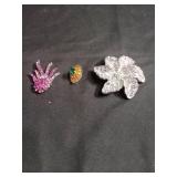 Decorative Crystal Brooch Collection