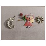 Possie Character Pin and Parts