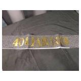40 and Fabulous sash