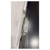 Teamson Home Glancy Tall Slim Freestanding Double Tier Floor Linen Cabinet with 1 Adjustable and 3 Fixed Interior Shelves 5 Storage Spaces and 2 Louvered Doors (some water damage) - Retail: $0