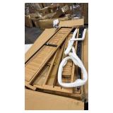 Boho Queen Rattan Bed Frame with Headboard and Footboard, Hand Woven PE Wicker Bed, Mid Century Modern Metal Bedframe with Bamboo Style Design, Sturdy Metal Slats, 1000lbs, No Box Spring Needed - Reta