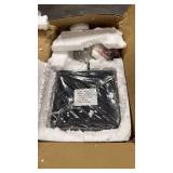 QiMH Table Lamps Set of 2, Bedroom Lamp with USB A+C Charging Ports, Modern Beside Lamps for Living Room with White Shade Rotary Switches, Glass Nightstand Lamp Home Decor - Retail: $0