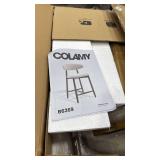 COLAMY Upholstered Counter Height Bar Stool - Retail: $0