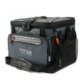 Titan by Arctic Zone Deep Freeze Zipperless Hardbody 20qt Cooler - Sharkskin Gray - Retail: $45