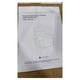 Power swivel and glide recliner (appears to be new) - Retail: $0