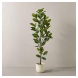 72\" Faux Potted Rubber Tree - Hearth & Handâ¢ with Magnolia - Retail: $150