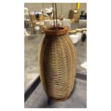 18\" Rattan Solar Outdoor Patio Lantern - Hearth & Handâ¢ with Magnolia - Retail: $30