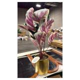 Luxe Maranta Leaf in Gold Pot - Thresholdâ¢ - Retail: $30