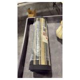 60\" x 20\" Vintage Striped Kitchen Runner Rug Black/Brown - Thresholdâ¢: Indoor Skid-Resistant Flat Pile Rug - Retail: $25