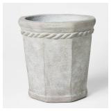 Octagon Concrete Planter Small Gray - Thresholdâ¢ designed with Studio McGee - Retail: $25