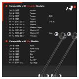 2Pcs Front Sway Bar Links Stabilizer Bar Links, Compatible with Hyundai & Kia - 2012-2021 - Elantra (Coupe/GT), Accent, Tucson, Veloster, Soul (EV), Forte (Koup), Forte5, Sportage, Rio - Retail: $29
