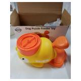 Duck-Shaped Dog Puzzle Feeder Toy - Retail: $12