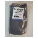 Grey Short 36 Inches Blackout Curtain 2 Panels Set, Half Window Rod Pocket Privacy Curtain Tiers for Kitchen, Curtains Blackout for Bathroom Shades, W40 x L36 Inch, Grey - Retail: $10