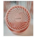 Gaiatop Desk Fan, 5-Inch Portable Electric Table Desktop Air Circulator Fans, Small but Powerful with 3 Speed 360° Adjustable Tilt for Cooling Home Dorm Office Bedroom Bathroom Kitchen, Pink - Retail
