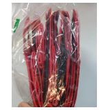 2 Pcs Hanging Locker Shelves Includes 3 Shelf and 2 Shelf Hanging Locker Organizer Accessories for School Teens Work Gym Closet Lock(Red 3 Shelf, 2 Shelf,2 Pcs)