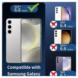 3 Pack Dengduoduo Camera Lens Protector for Samsung Galaxy S24 Plus, Tempered Glass Camera Protector Back Lens Cover, Ultra HD, 9H Hardness, Anti-Scratch, Case Friendly, Easy to Install [No Affect on 