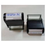 2 Pcs Self Inking Rubber Stamp Ink Office Stamps for Business Message Payable Accounts Office Supplies and Retail Use - Retail: $13