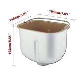 Bread Plate Household Bread Machine Baking Bucket Plate Bread Baking Pan Parts (rectangle)