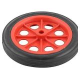 2 Pcs Replaceable Shopping Basket Cart 5.5 Wheels Red Black