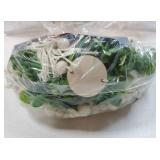 Hanging Eucalyptus Boho Wall Decor Large Boho Bedroom Wall Hanging Wooden Bead Garland Artificial Eucalyptus Natural Greenery Decoration, 36 x 36 Inch (Simple Color, Wood Chip Style) - Retail: $15