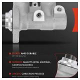A-Premium Brake Master Cylinder Compatible with Nissan Vehicles - Versa 2010-2011 L4 1.6L - Replaces# D6010-EL01A, D6010-EL01B - Retail: $57