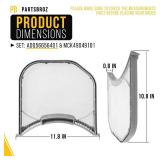 ADQ56656401 Dryer Lint Filter & MCK49049101 Trap Screen Cover Housing for LG Dryer Lint Filter Replacement, Kenmore Elite Dryer Parts for Vent ADQ566564 PS3531962 DLE3500W DLE3170W DLE3600W - Retail: 
