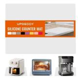 Countertop Protector, Silicone Mats for Counter, Nonskid Heat Resistant Desk Saver Pad, Stain Resistant Silicone Craft Mat ,Non slip Coffee Mat, Multipurpose and Thick - Retail: $10