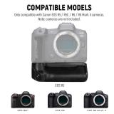 NEEWER Battery Grip Replacement for BG-R10 Compatible with Canon EOS R5 R5C R6 R6 Mark II Mirrorless Cameras, Powered by LP-E6/LP-E6N/LP-E6NH Batteries for Stable Vertical Shooting - Retail: $100