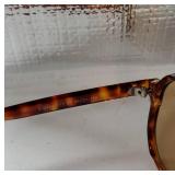 Retro Aviator Blue Light Blocking Glasses for Women Men with Case, Trendy Rectangle Computer Eyeglasses Brown - Retail: $17