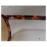 Retro Aviator Blue Light Blocking Glasses for Women Men with Case, Trendy Rectangle Computer Eyeglasses Brown - Retail: $17