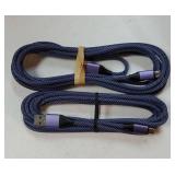 2 Pack 10Ft Micro Charging Cable Cord Replacement for Samsung Galaxy Tab A 10.1(2016); 8.0, 7.0", 9.7"; Tab S/S2; Tab E, 4, 3 SM-T290/550/580/387/350/800 Galaxy J7/J8/S7/S6 Charger Cables - Retail: $1