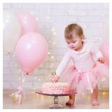 Pink Number 2 Candle Girl Happy Birthday Topper, for Birthday Cake Baking Celebration Reunions Anniversary Party Supplies - Retail: $5