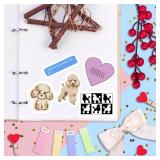 Poodle Stickers for Water Bottle and Laptop - Poodle Party Favors & Decorations, Waterproof Vinyl Decals, Cute Dog and Pet Stickers, Gifts for Women & Men - Retail: $8